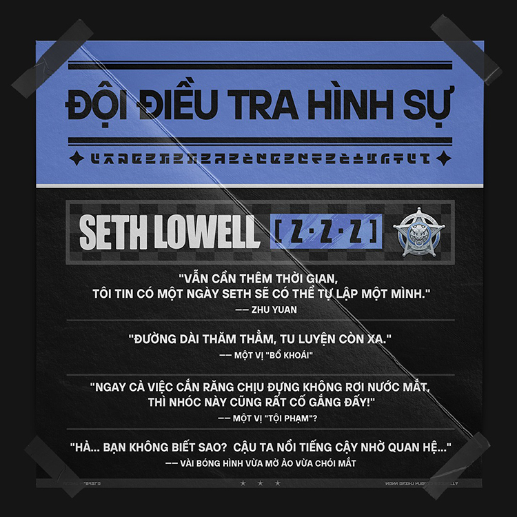 Zenless Zone Zero hé lộ nhân vật mới Seth Lowell