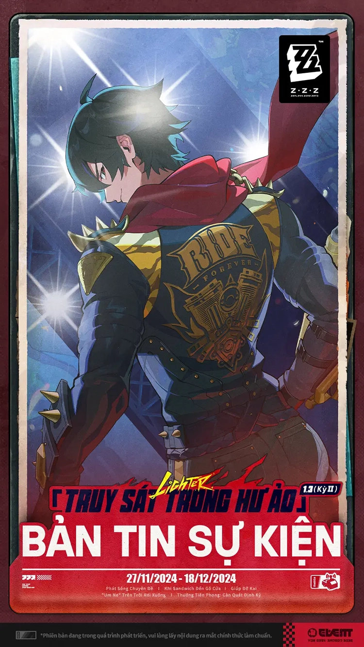 Zenless Zone Zero phiên bản 1.3 công bố sự kiện mới