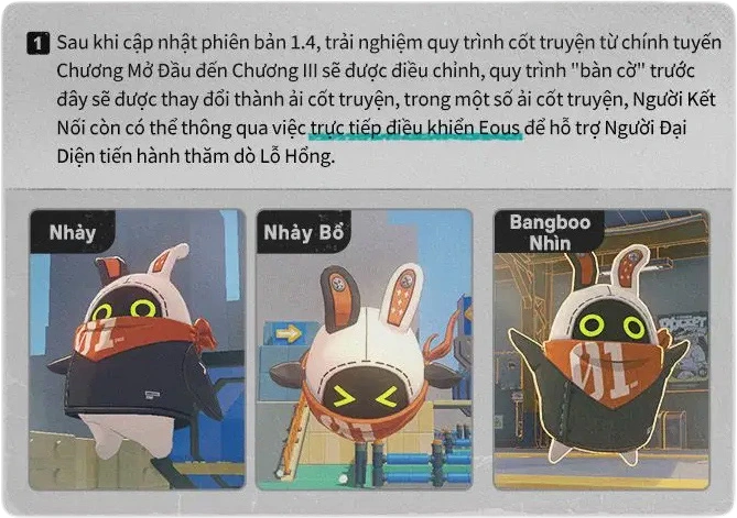 Ưu hóa Zenless Zone Zero 1.4: Chương Chính Tuyến