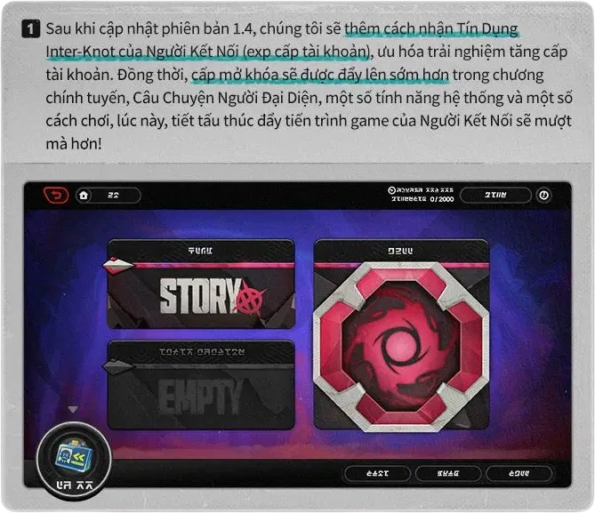 Ưu hóa Zenless Zone Zero 1.4: Chương Chính Tuyến