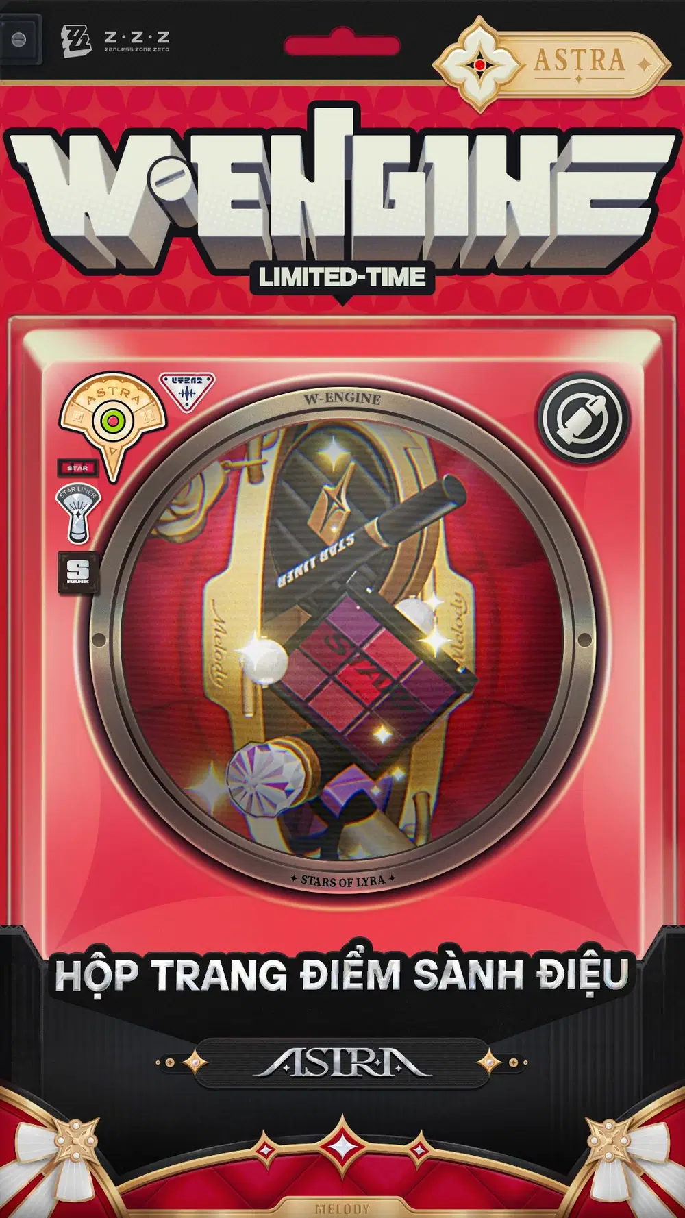 W-Engine Hộp Trang Điểm Sành Điệu