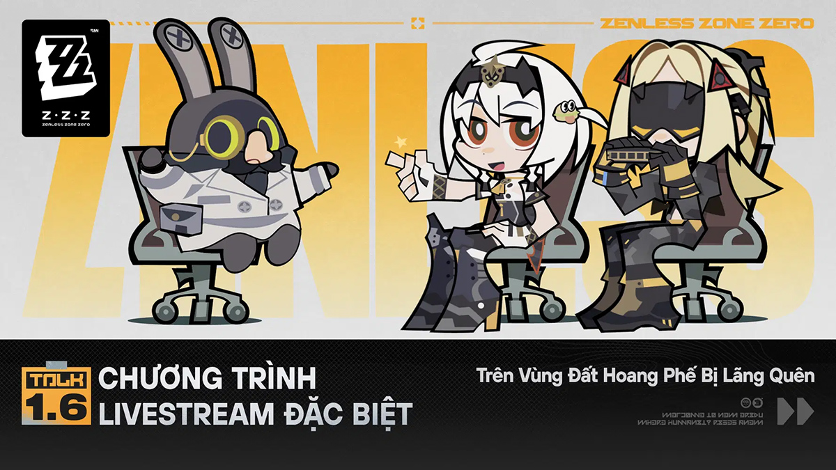 Livestream giới thiệu Zenless Zone Zero 1.6 diễn ra vào 28/02