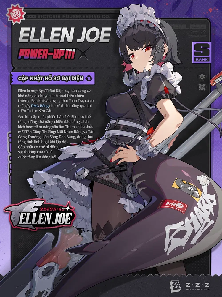 Cơ chế mới của Ellen Joe (Băng - Tiên Phong)