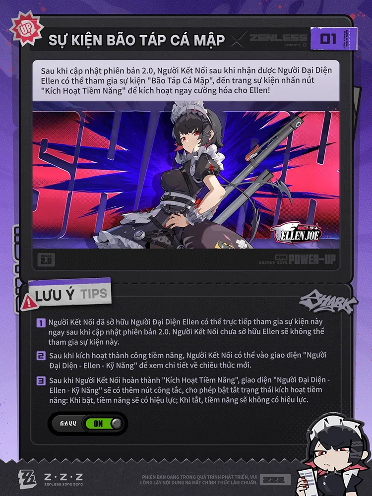 Cơ chế mới của Ellen Joe (Băng - Tiên Phong)