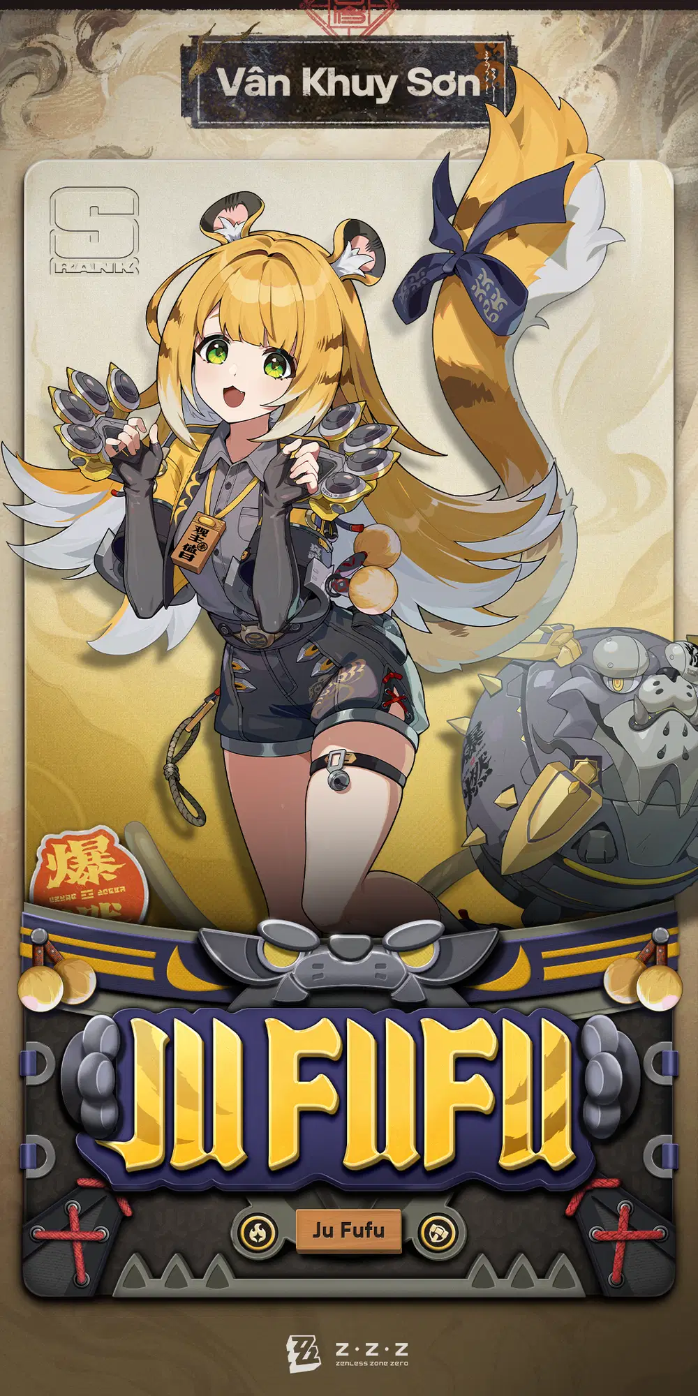 Cơ chế chiến đấu của Ju Fufu (Khống Chế - Hỏa)