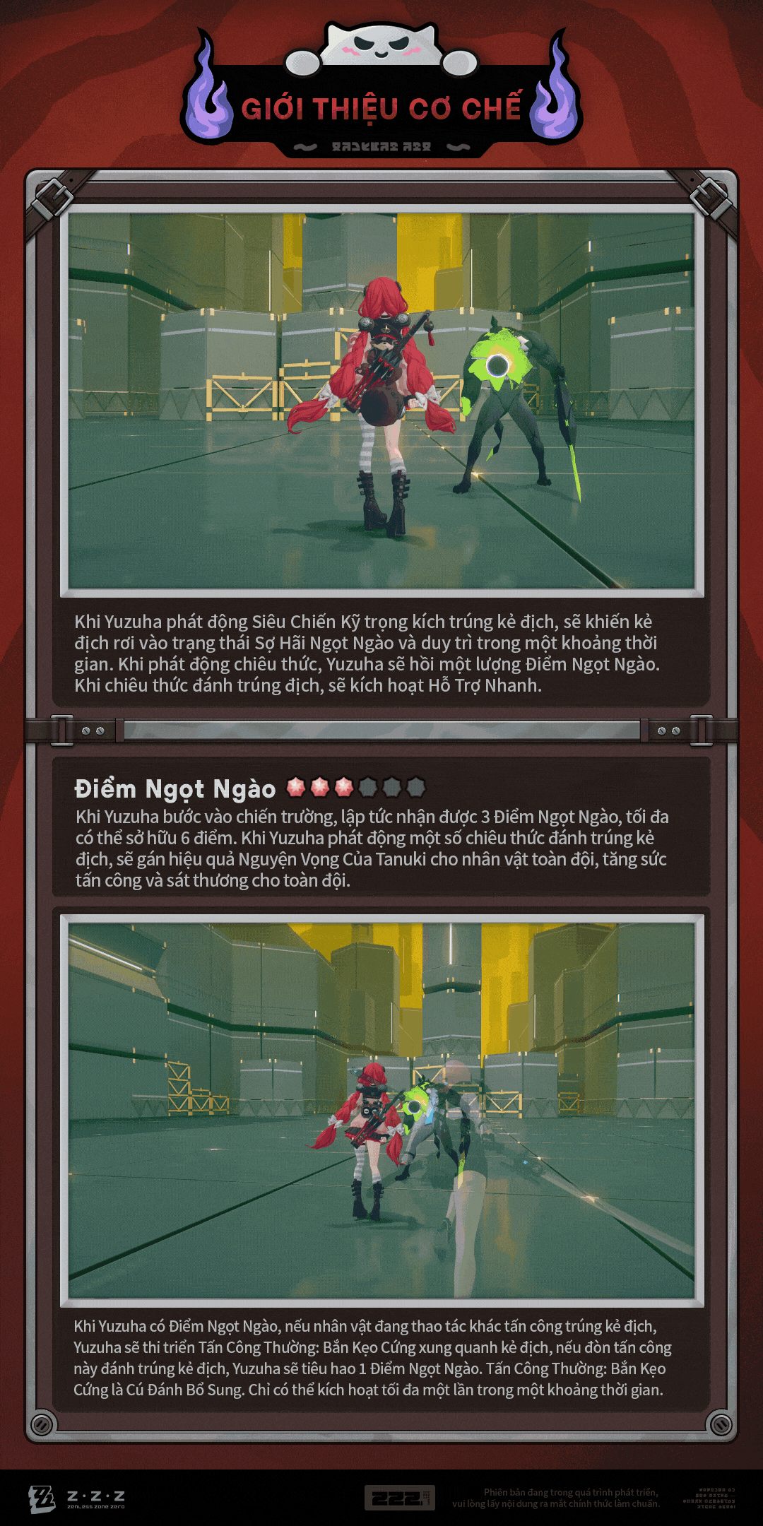 Cơ chế chiến đấu của Ukinami Yuzuha (Chi Viện - Vật Lý)