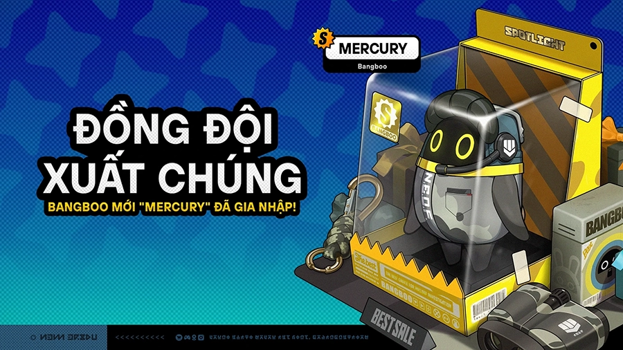 Mercury gia nhập Đồng Đội Xuất Chúng