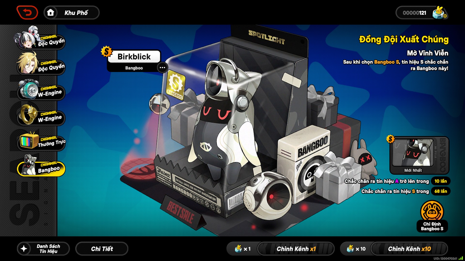 Phiên bản 2.4 ra mắt Bangboo cấp S mới Birkblick