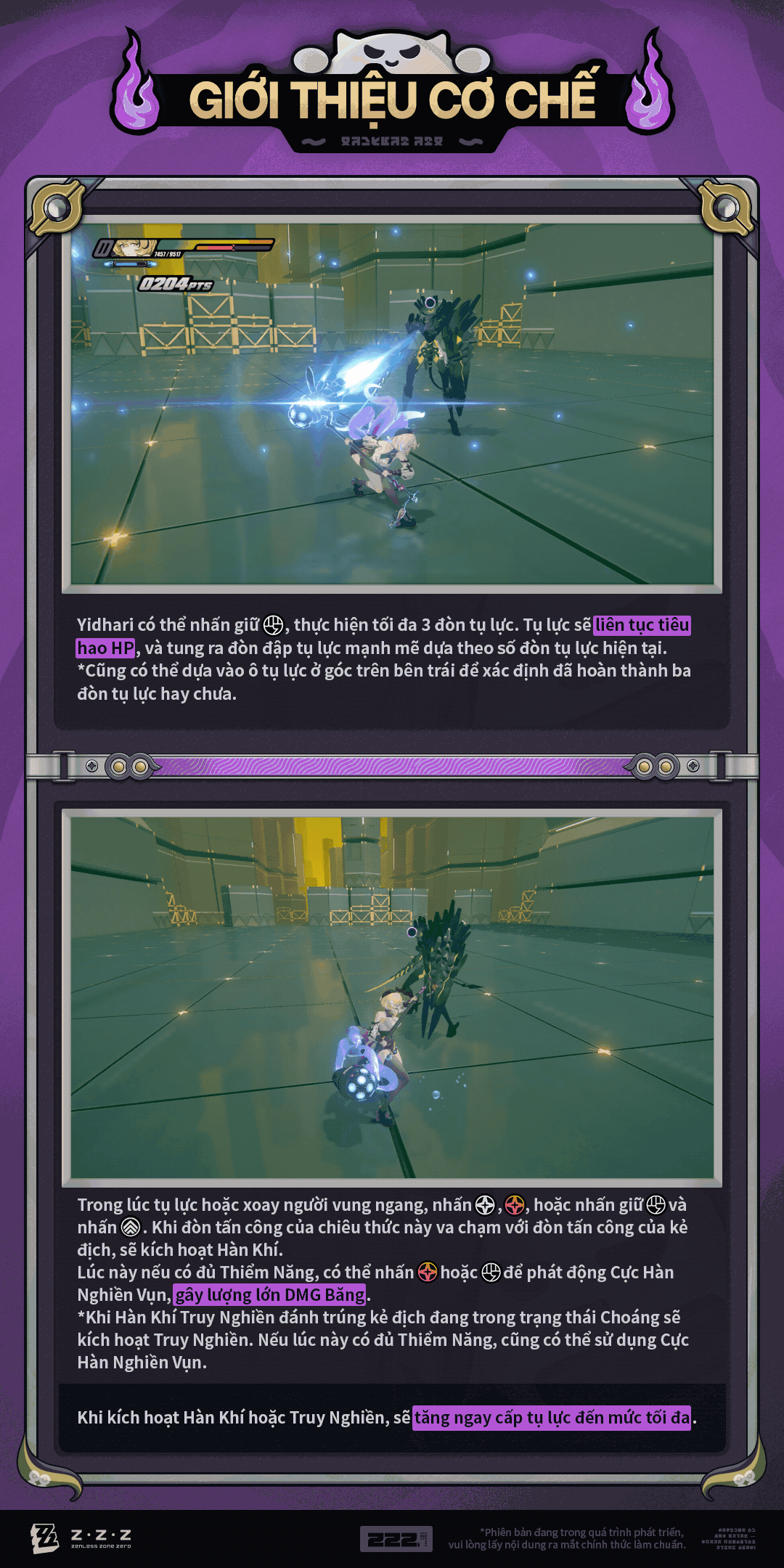 Cơ chế chiến đấu