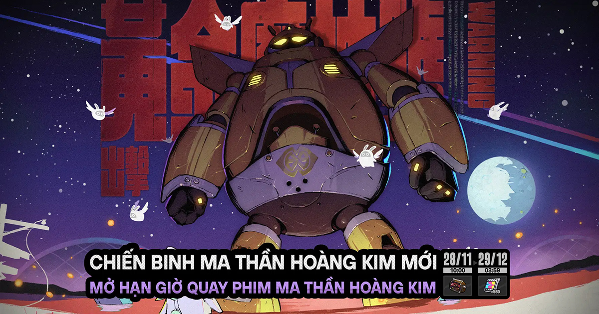 Hướng dẫn sự kiện "Chiến Binh Ma Thần Hoàng Kim Mới"