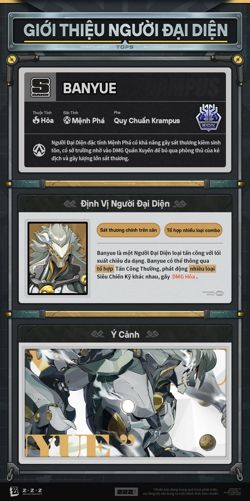 Cơ chế chiến đấu của Banyue (Mệnh Phá – Hỏa)