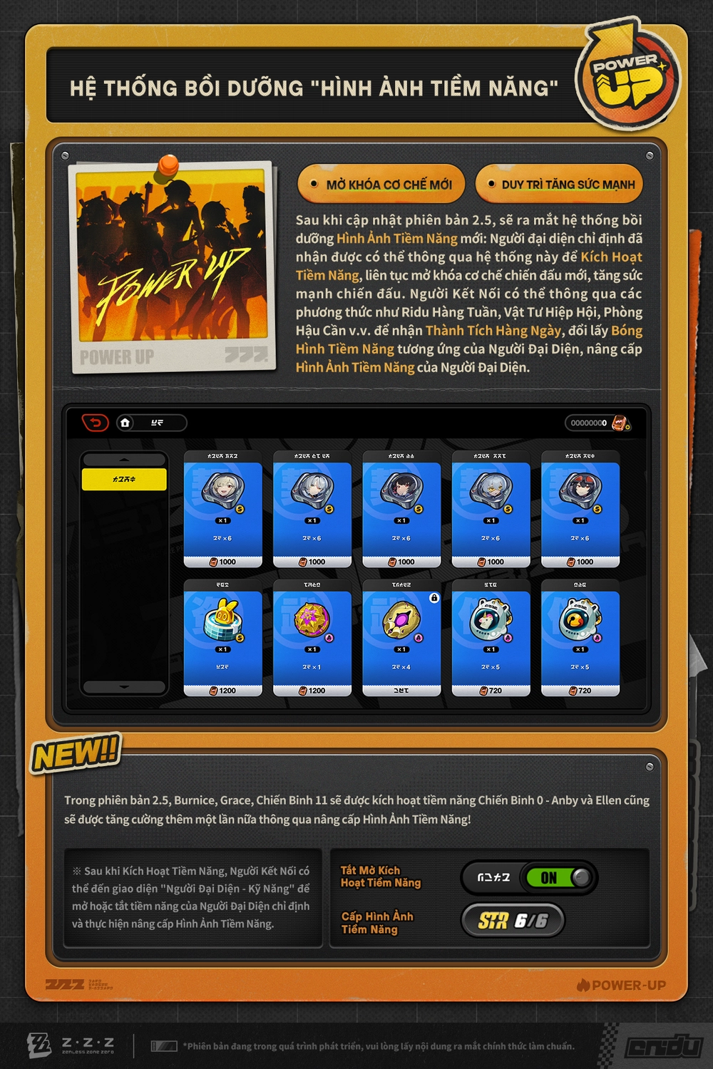 Toàn tập cơ chế bồi dưỡng mới Hình Ảnh Tiềm Năng