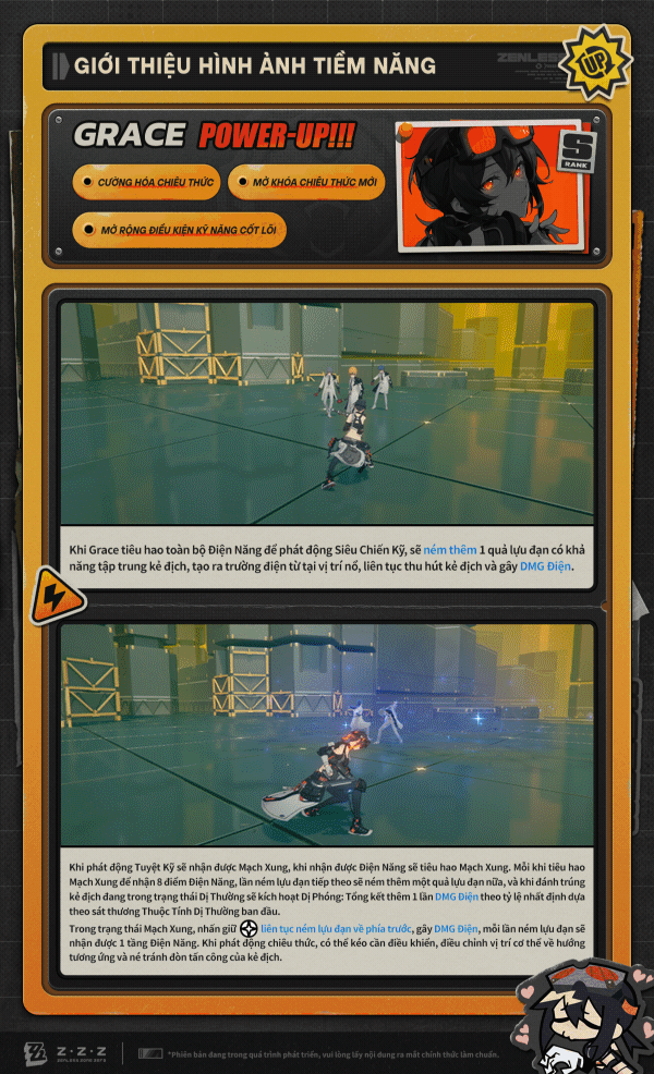Cơ chế chiến đấu mới của Grace
