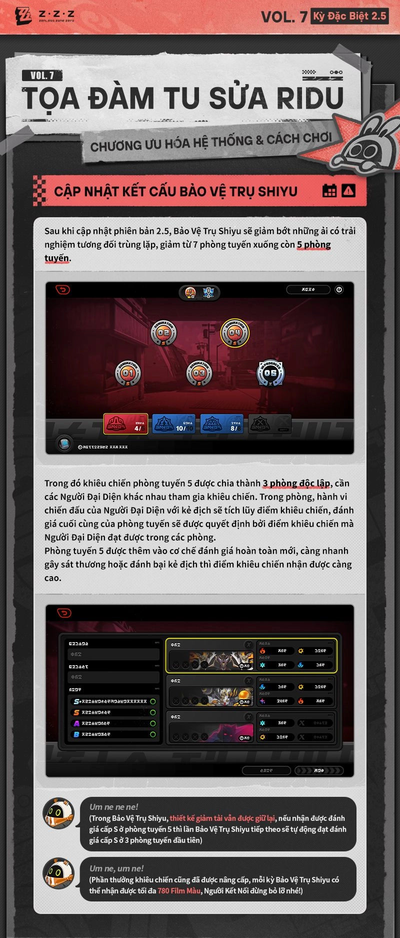 Chi tiết tối ưu cách chơi của Zenless Zone Zero 2.5