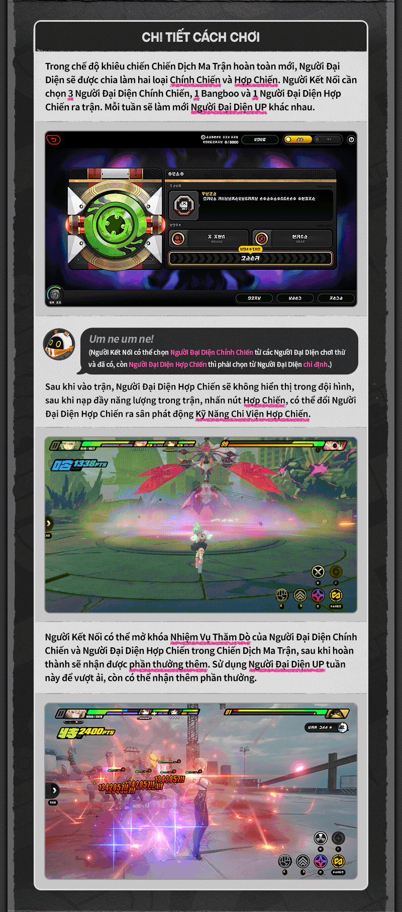 Chi tiết ưu hóa hệ thống và cách chơi của phiên bản 2.6