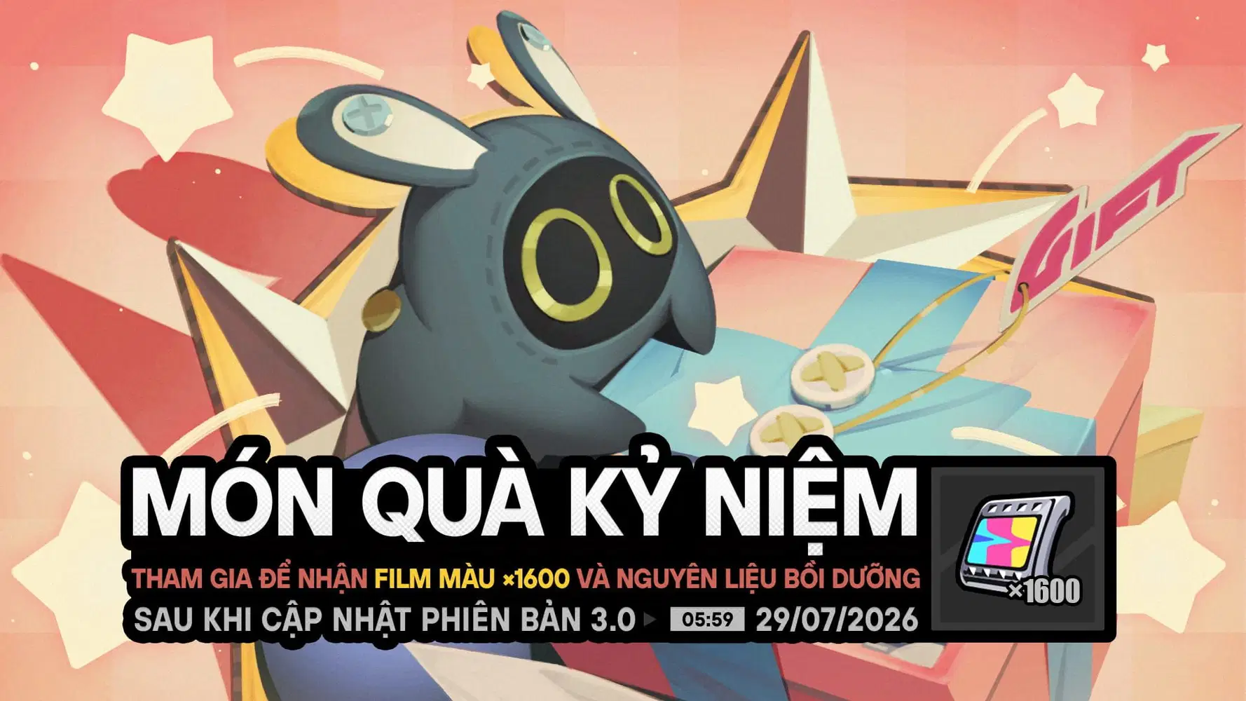 Hướng dẫn sự kiện Món Quà Kỷ Niệm