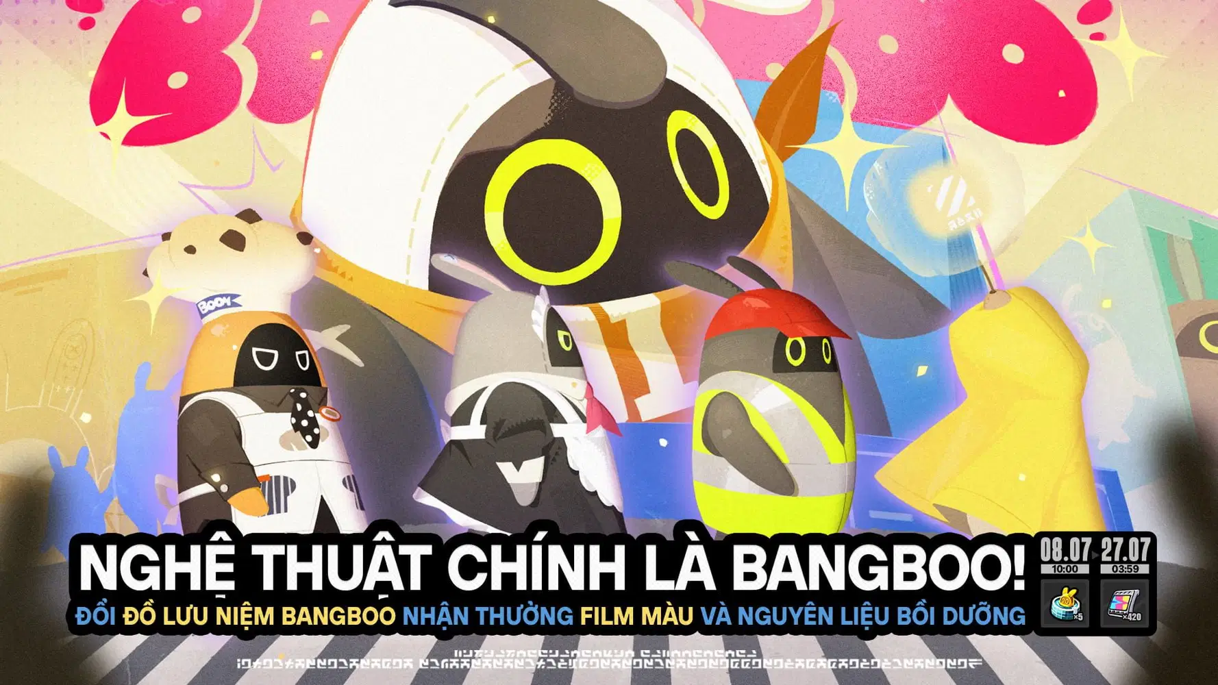 Hướng dẫn sự kiện Nghệ Thuật Chính Là Bangboo