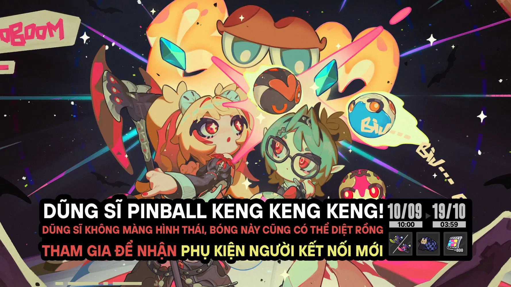 Dũng Sĩ Pinball Keng Keng Keng!