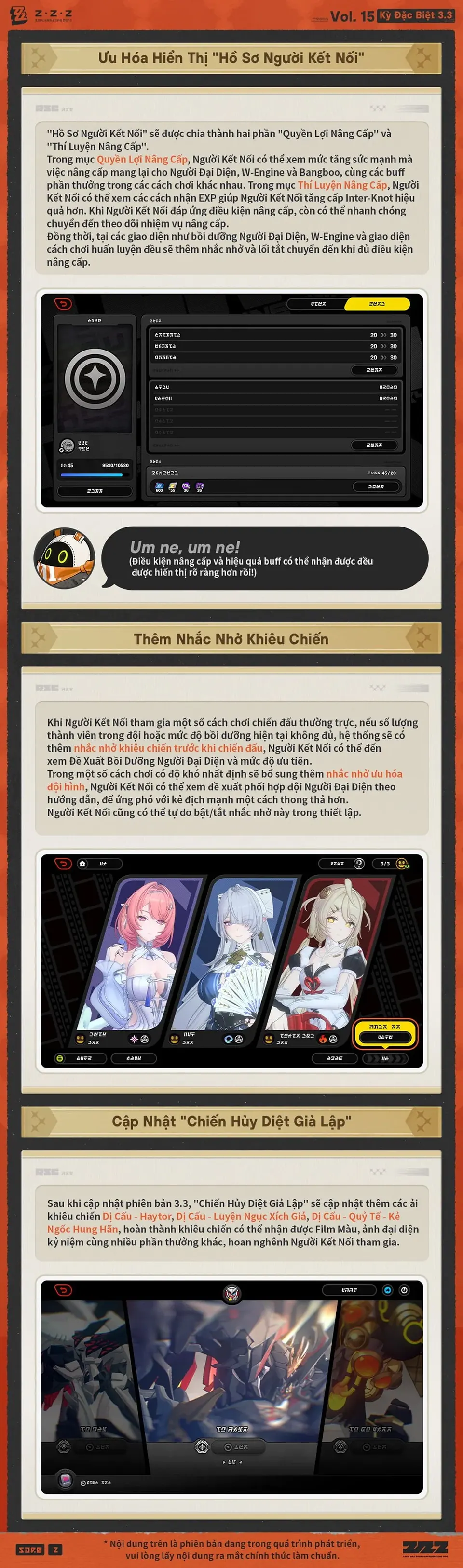 Chi tiết ưu hóa hệ thống phiên bản 3.3
